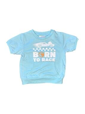 Hot Wheels Born to Race Light Blue Toddler T-Shirt 2T